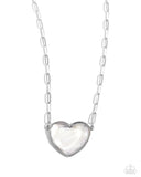 Paparazzi Seize the Sentiment - White Necklace