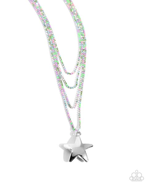 Paparazzi Seize the Stars - Green Necklace