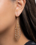 Paparazzi Seize the Studs- Gold Earrings