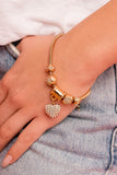 ONE PER PERSON Paparazzi Suitor Sequence - Gold Bracelet