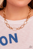 Paparazzi Sentimental Sequence- Gold Necklace