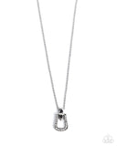 Paparazzi Sensational Stirrup- Black Necklace