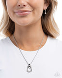 Paparazzi Sensational Stirrup- Black Necklace