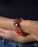 Paparazzi Sensational Stones - Red Bracelet