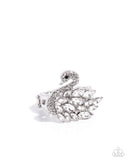 Paparazzi Sensational Swan- White Ring