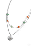 Paparazzi Sense of Direction - Green Necklace
