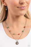 Paparazzi Sense of Direction - Green Necklace