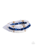 Paparazzi Sensible Shells- Blue Bracelet