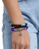 Paparazzi Sensible Star- Purple Bracelet