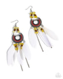 Paparazzi Serene Stage- Yellow Earrings