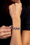 Paparazzi Seriously Smitten - Purple Heart Bracelet
