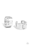 Paparazzi Setting the STAR High - Silver Hoops