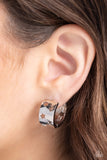 Paparazzi Setting the STAR High - Silver Hoops