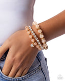Paparazzi Shattered Style - Gold Bracelet