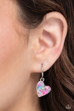 Paparazzi Shell Signal - Pink Hearts Earrings