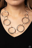 Paparazzi Shimmering Symphony - Silver Necklace