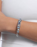 Paparazzi Shimmery Sample- Blue Bracelet