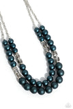 Paparazzi Shopaholic Season - Blue Necklace