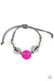 Paparazzi Shore Up - Pink Shell Bracelet