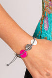 Paparazzi Shore Up - Pink Shell Bracelet