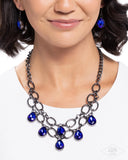 Paparazzi Show-Stopping Shimmer- Blue Necklace