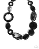 Paparazzi Show Them Whos GLOSS- Black Necklace