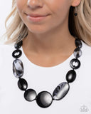 Paparazzi Show Them Whos GLOSS- Black Necklace