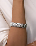 Paparazzi Signature Shimmer  - White Bracelet