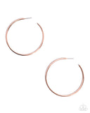 Paparazzi Simple Suit- Copper Hoops