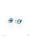 Paparazzi Simple Sweetheart- Blue Earrings