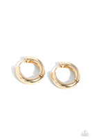 Paparazzi Simply Sinuous - Gold Hoops