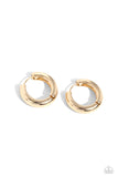 Paparazzi Simply Sinuous - Gold Hoops