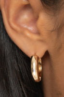 Paparazzi Simply Sinuous - Gold Hoops