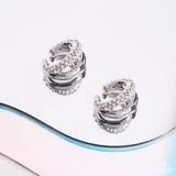 Paparazzi Sizzling Spotlight - White EarCuff