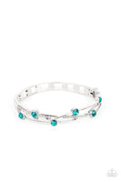 Paparazzi Slammin Sparkle - Blue Bracelet