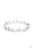 Paparazzi Slammin Sparkle - white Bracelet