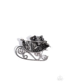 Paparazzi Sledding Shimmer- Red Brooch