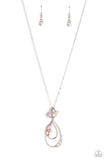 Paparazzi Sleek Sophistication - Orange Necklace