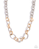 Paparazzi Sleek Spirit- Silver Necklace