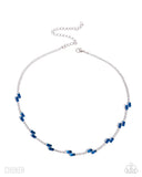 Paparazzi Sliding Shine- Blue Necklace