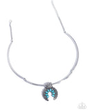 Paparazzi Smoldering Stones- Blue Necklace