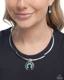 Paparazzi Smoldering Stones- Blue Necklace