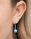 Paparazzi Smoldering Stones- Blue Necklace