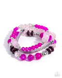 Paparazzi Smooth Scope- Pink Bracelet