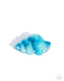 Paparazzi Smooth Seashell- Blue Hair Accessory