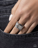 Paparazzi Smooth Seeker- White Ring