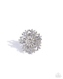 Paparazzi Snowflake Sensation- White Ring