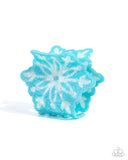 Paparazzi Snowflake Sparkle- Blue Hair Accessory