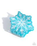 Paparazzi Snowflake Sparkle- Blue Hair Accessory