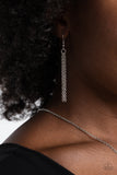 Paparazzi So This Is Love - White Lacquer Finish Heart Necklace